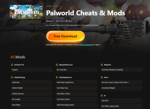 palworld Palworld Cheats & Mods