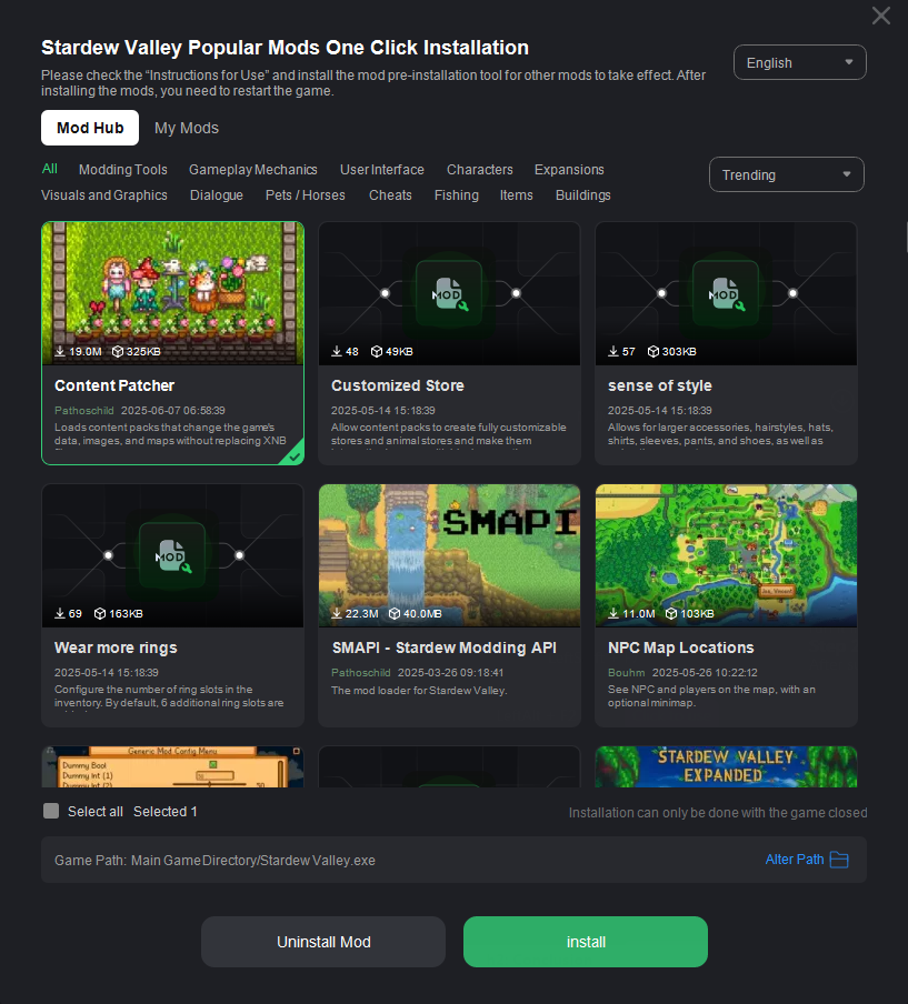 stardew valley mods