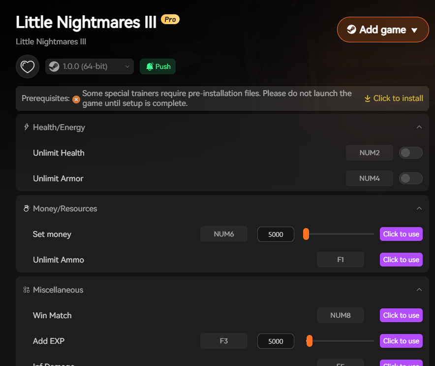little nightmare 3 cheats