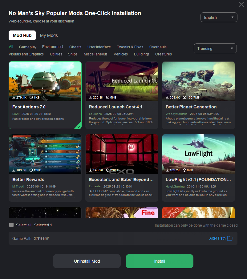no mans's sky mods