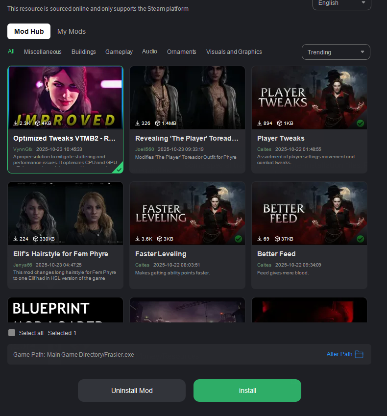 bloodlines 2 mods