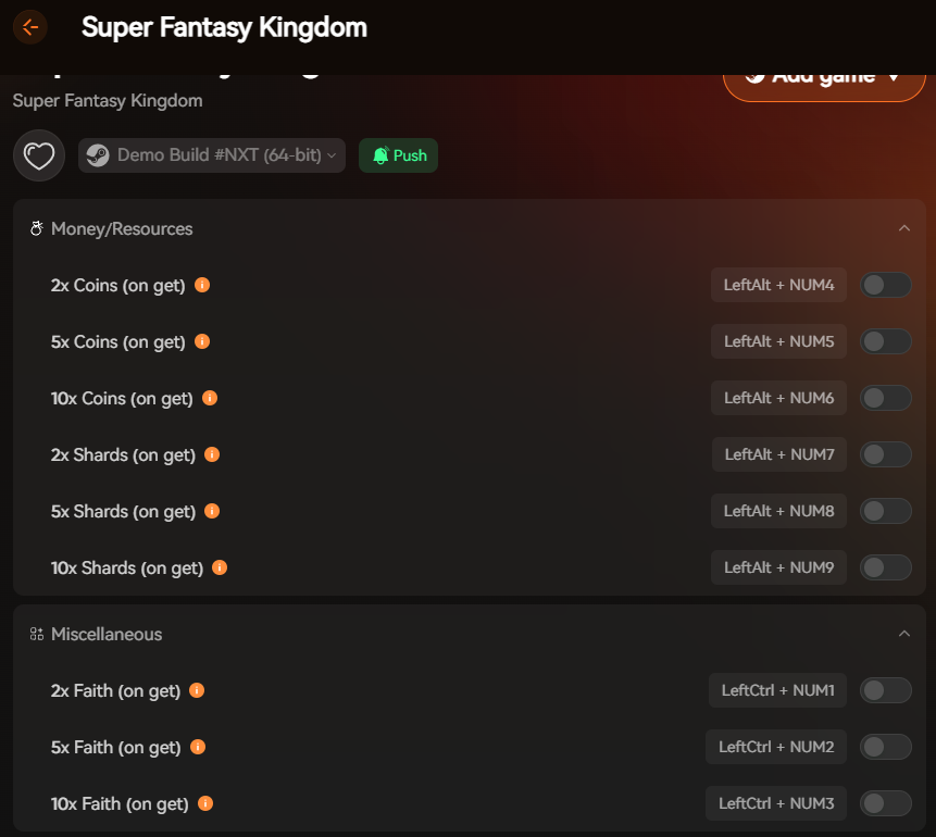 super fantasy kingdom cheats