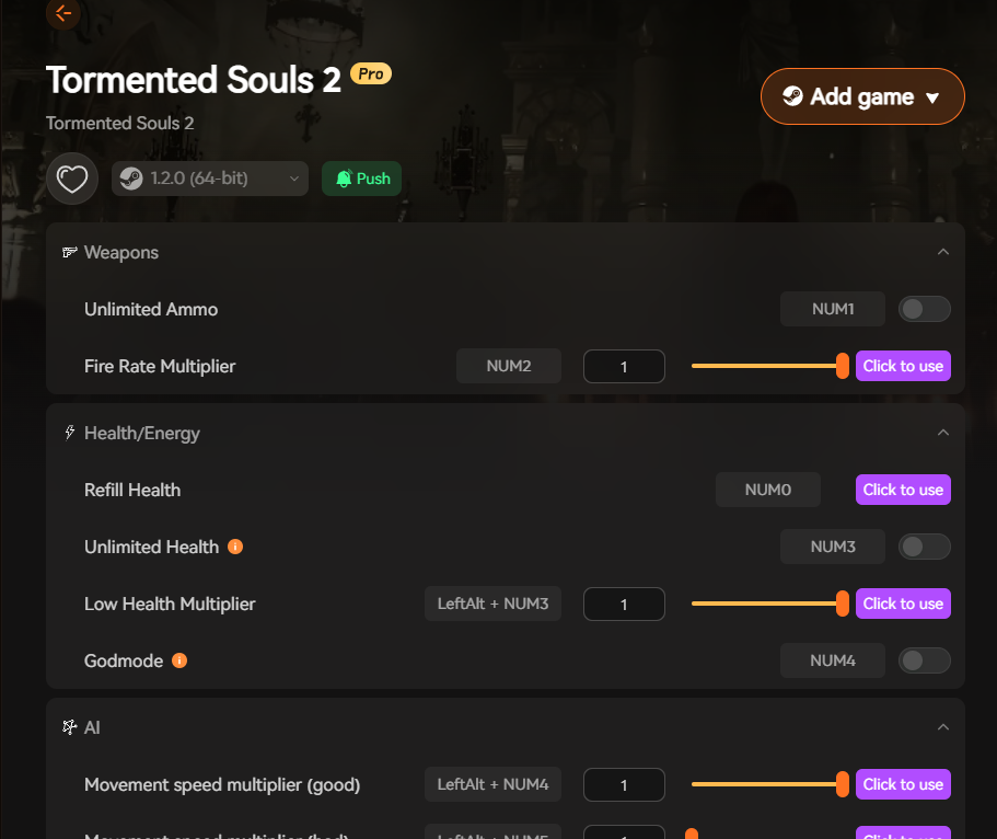 tormented souls 2 cheats
