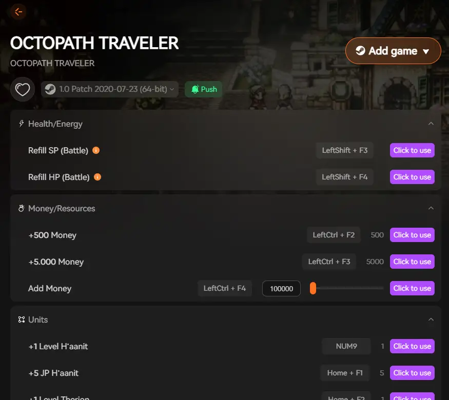 Octopath Traveler mods Octopath Traveler mods