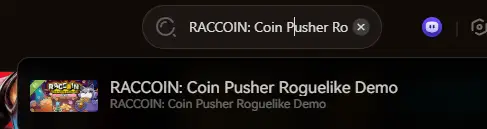 RACCOIN: Coin Pusher Roguelike Demo