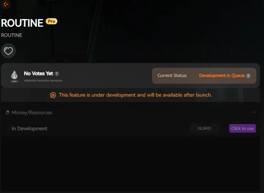 ROUTINE mods ROUTINE mods