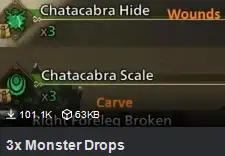 3 3x Monster Drops