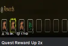 5 Quest Reward Up 2x