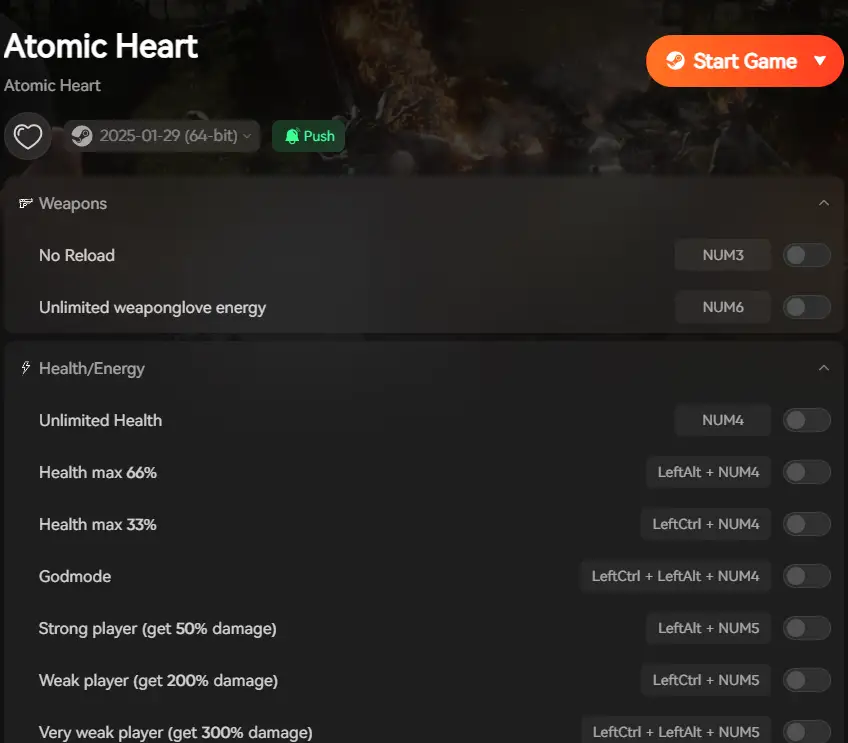 Atomic Heart mods Atomic Heart mods