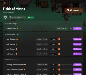 Mods para Fields of Mistria