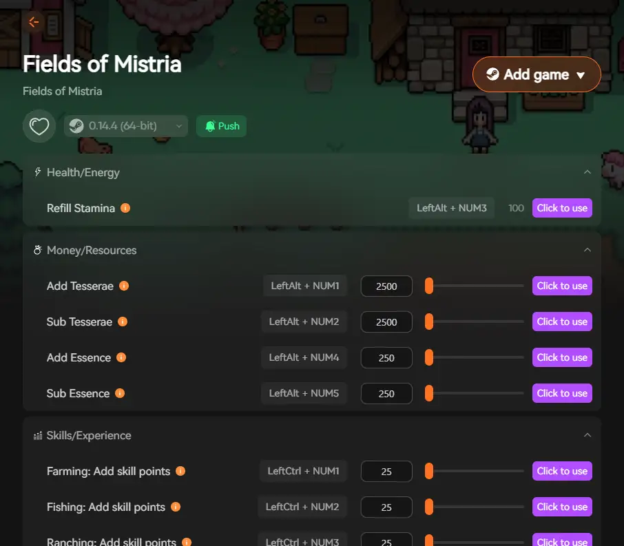 Fields of Mistria mods