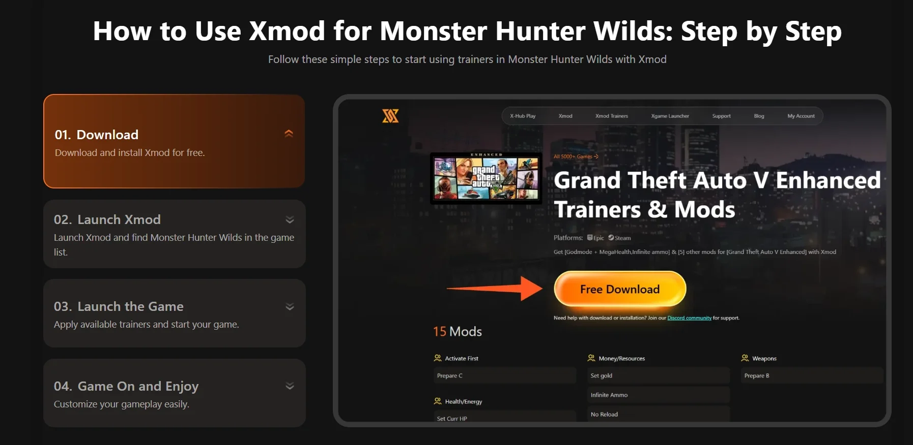 How to Use Xmod for Monster Hunter Wilds Step by Step
