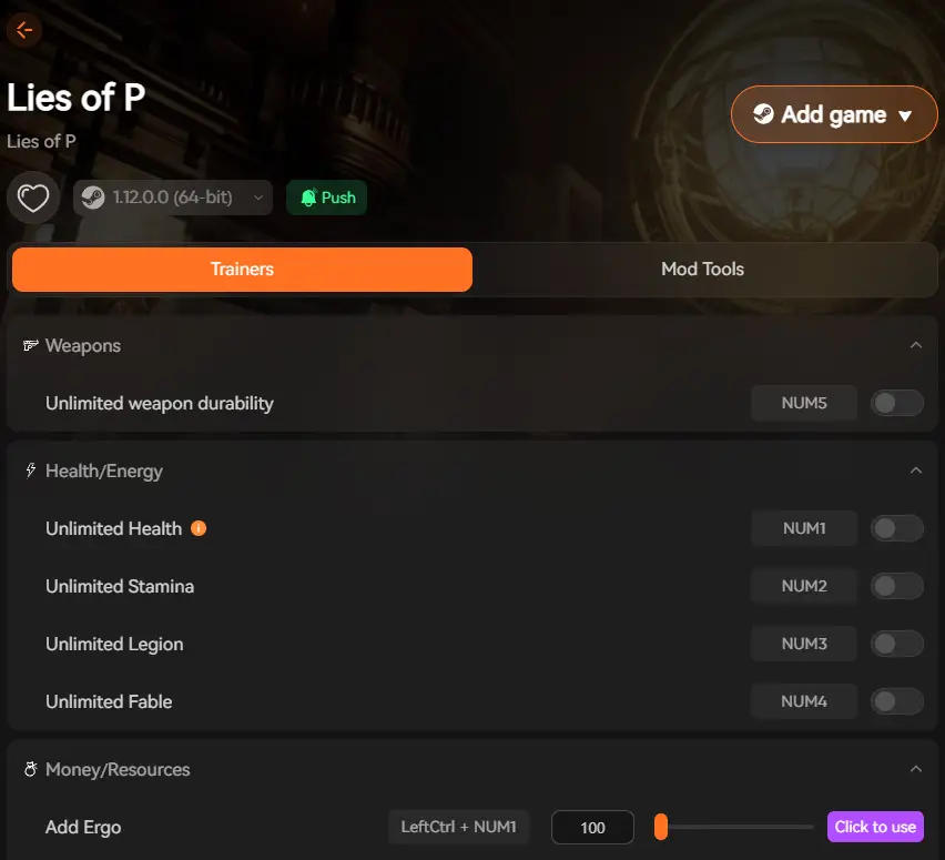 Lies of P mods Lies of P mods