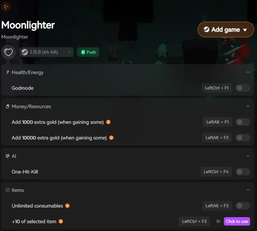 Moonlighter mods Moonlighter mods