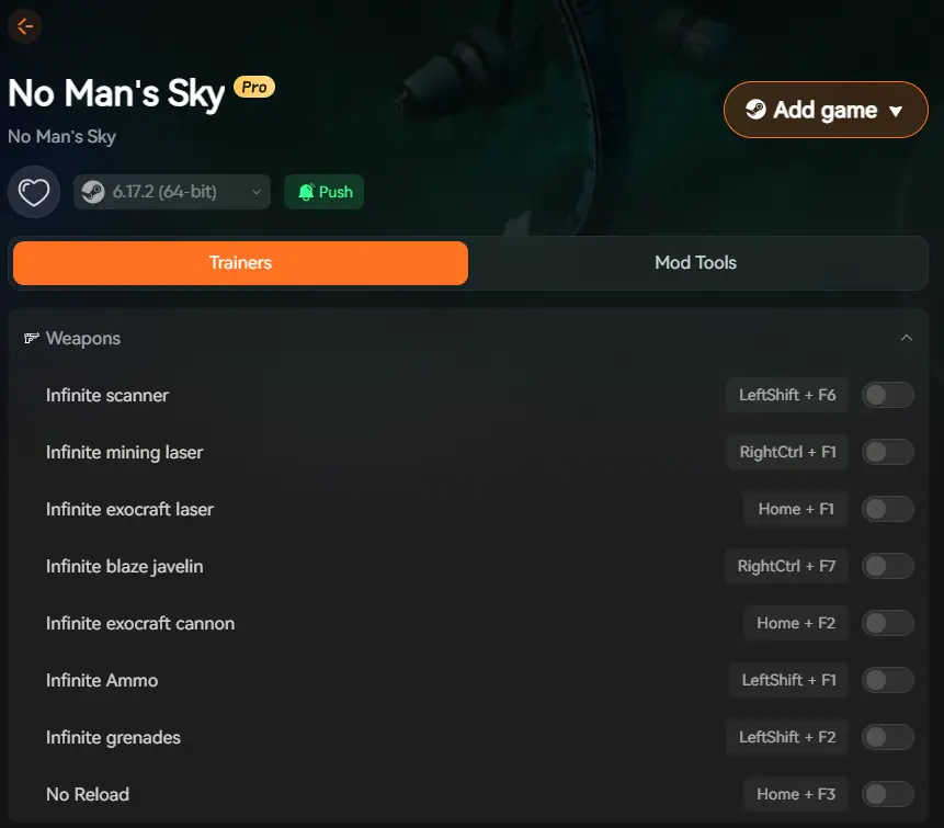 No Man's Sky mods
