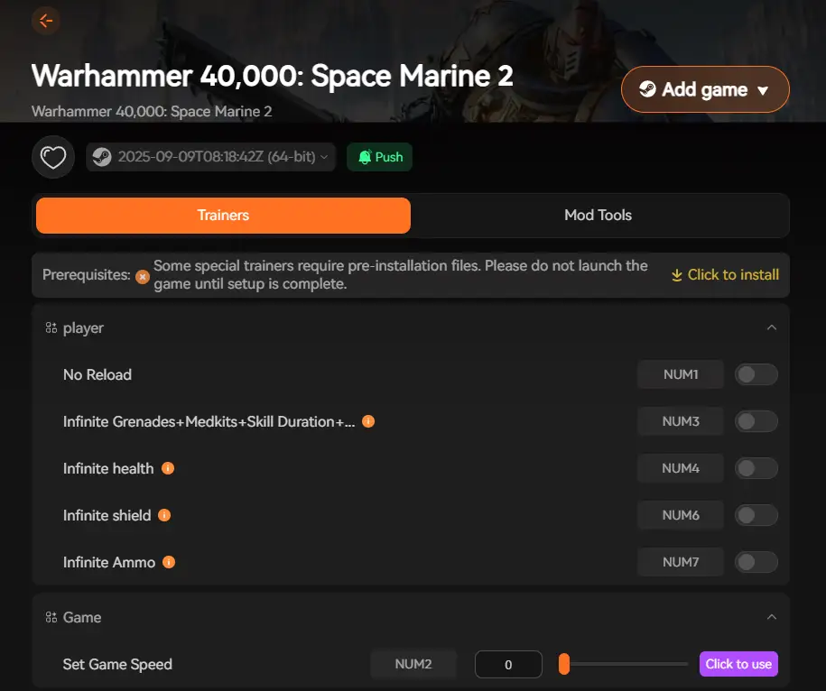 Space Marine 2 mods