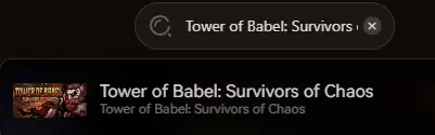 Tower of Babel Survivors of Chaos Tower of Babel: Survivors of Chaos
