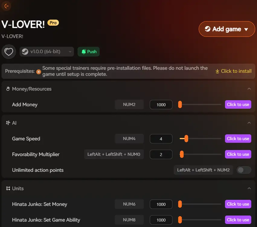 V LOVER! mods V LOVER! mods