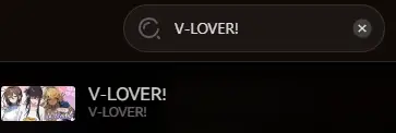 V LOVER! V LOVER!