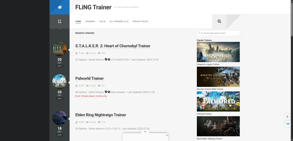 flingtrainer