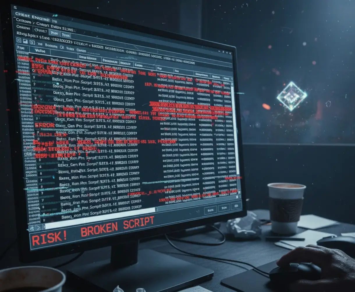 Complex Cheat Engine table script list for StarRupture script errors