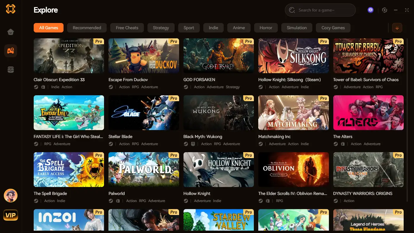XMOD Trainer Library showing support for Resident Evil 4, Resident Evil Village, and Dead Space Remake