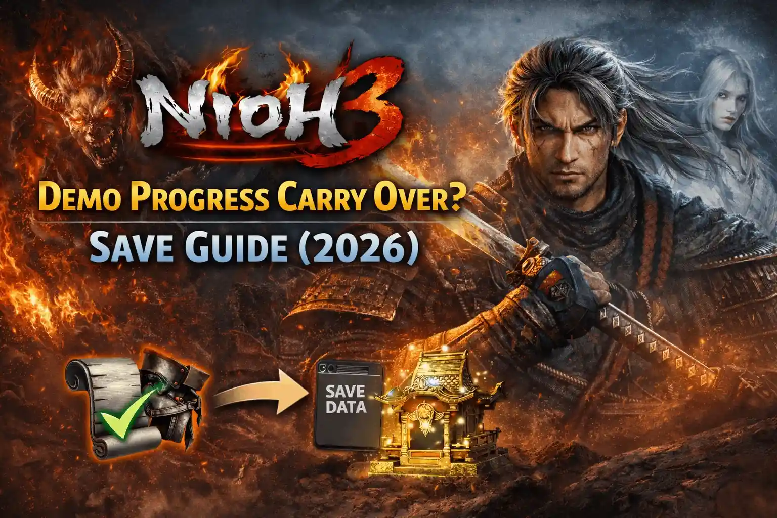 Does Nioh 3 Demo Progress Carry Over? Save Guide (2026)