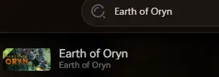 Earth of Oryn