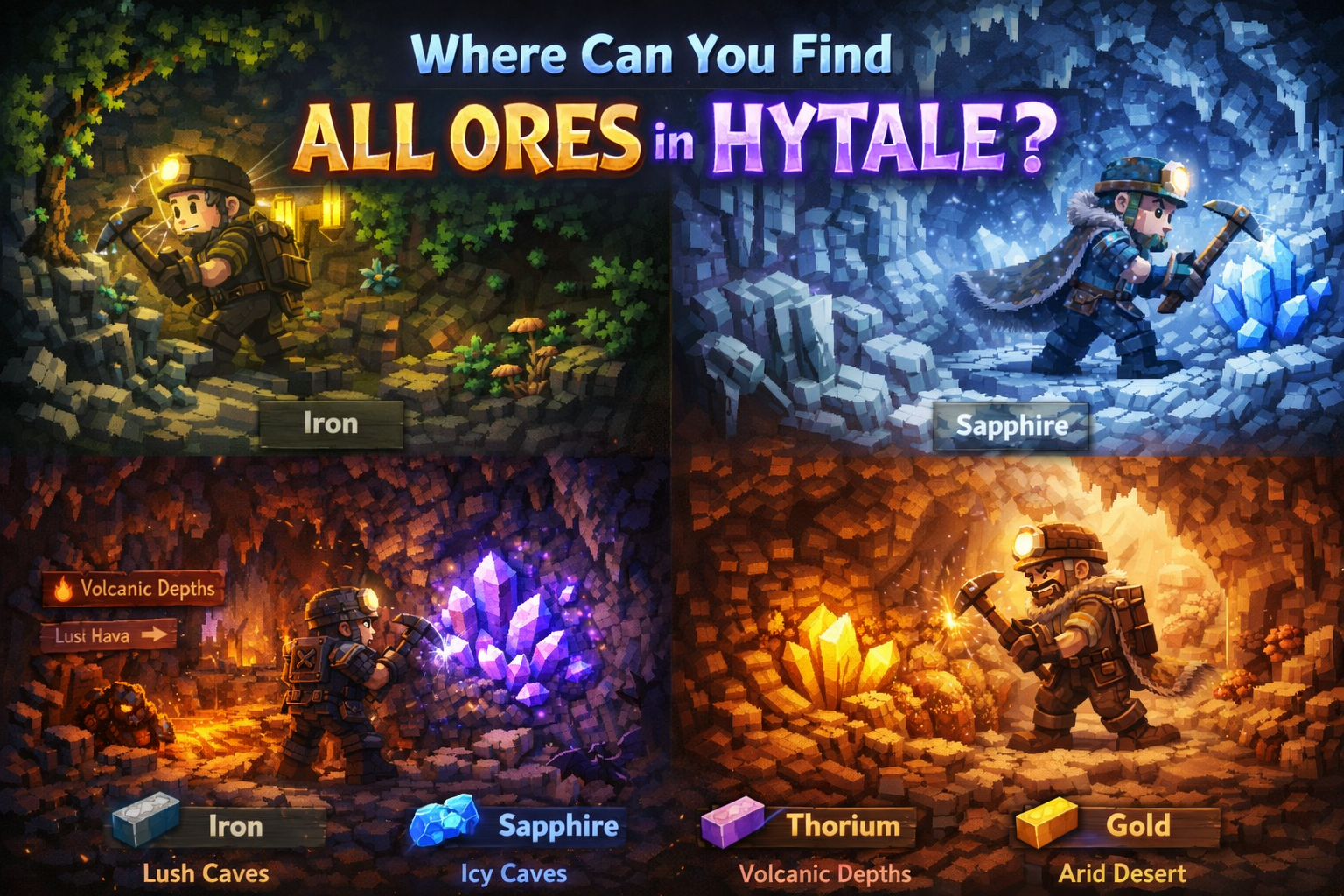 How to Find All Ores in Hytale: 2026 Mining & Location Guide