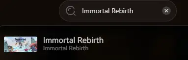 Immortal Rebirth