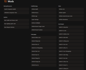 Instant Unlock Tools with XMODHUB for Dynasty Warriors Origins