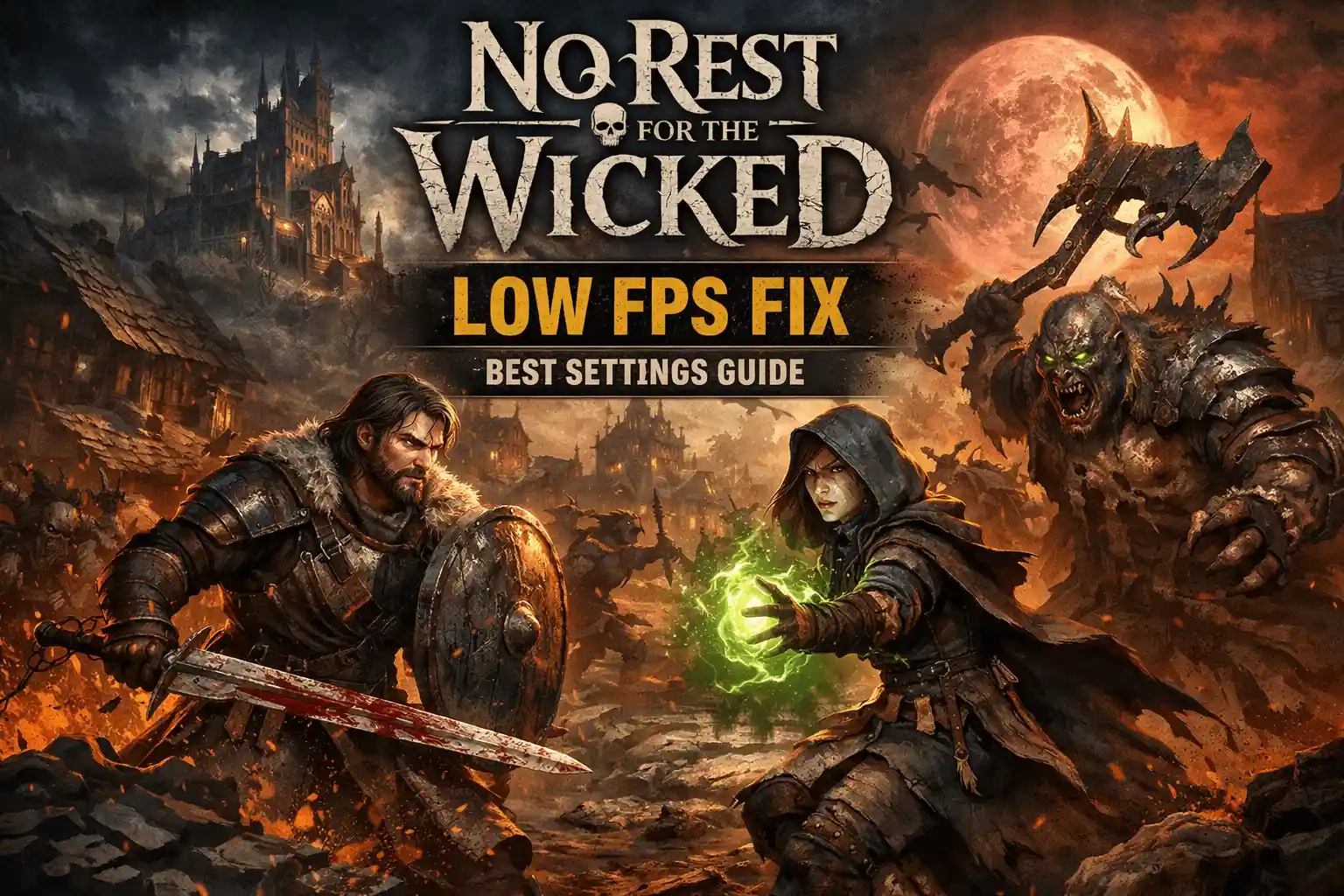 No Rest for the Wicked Low FPS Fix: Best Settings Guide