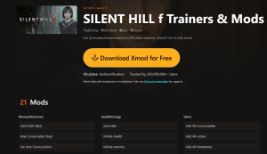 SILENT HILL f Trainers & Mods