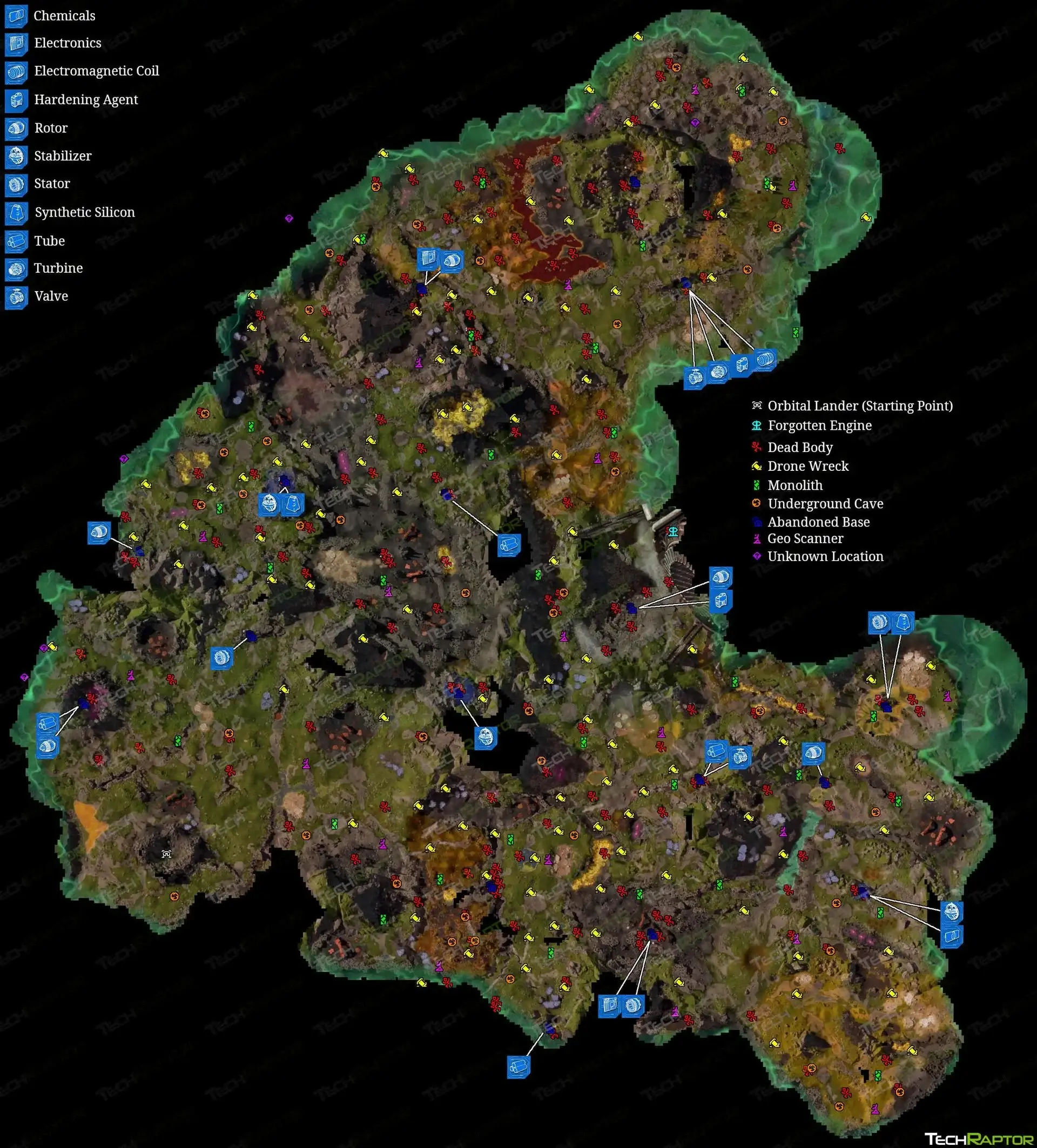 StarRupture interactive map