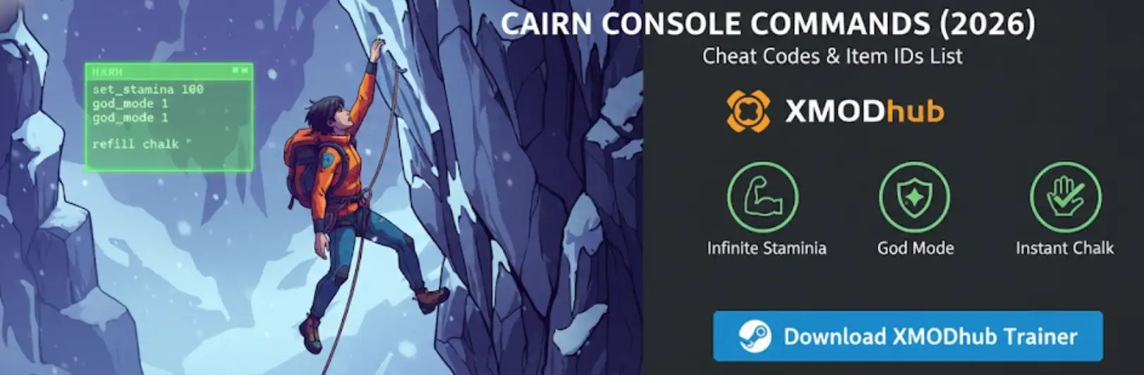 Cairn Console Commands (2026): Cheat Codes & Item IDs List