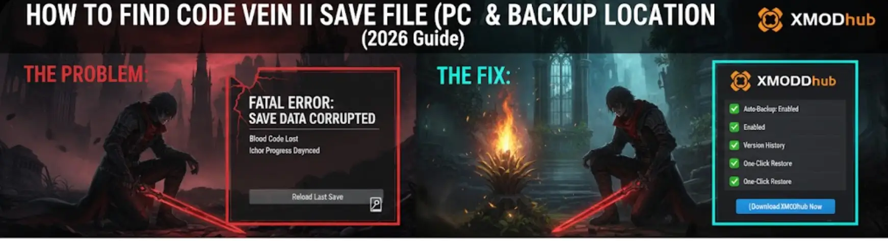 Where to Find CODE VEIN II Save File & Config Location (PC/Steam)
