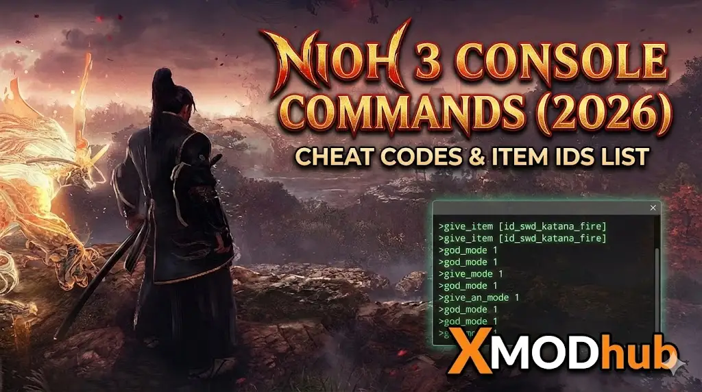 Nioh 3 Console Commands (2026): Cheat Codes & Item IDs List
