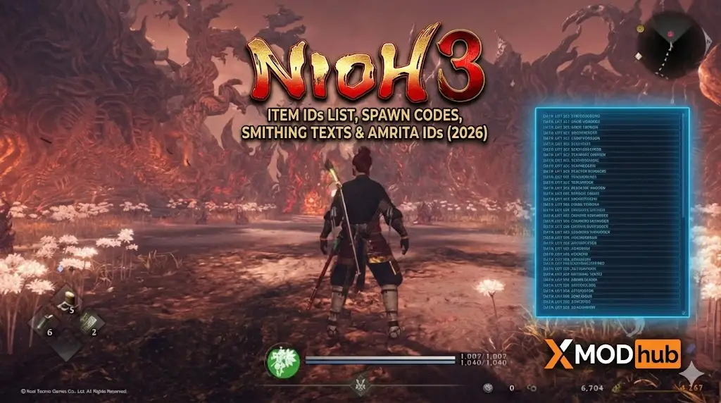 Nioh 3 Item IDs List, Spawn Codes, Smithing Texts & Amrita IDs (2026)