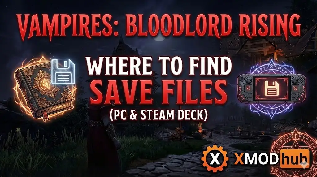 Where to Find Vampires: Bloodlord Rising Save Files (PC & Steam Deck)