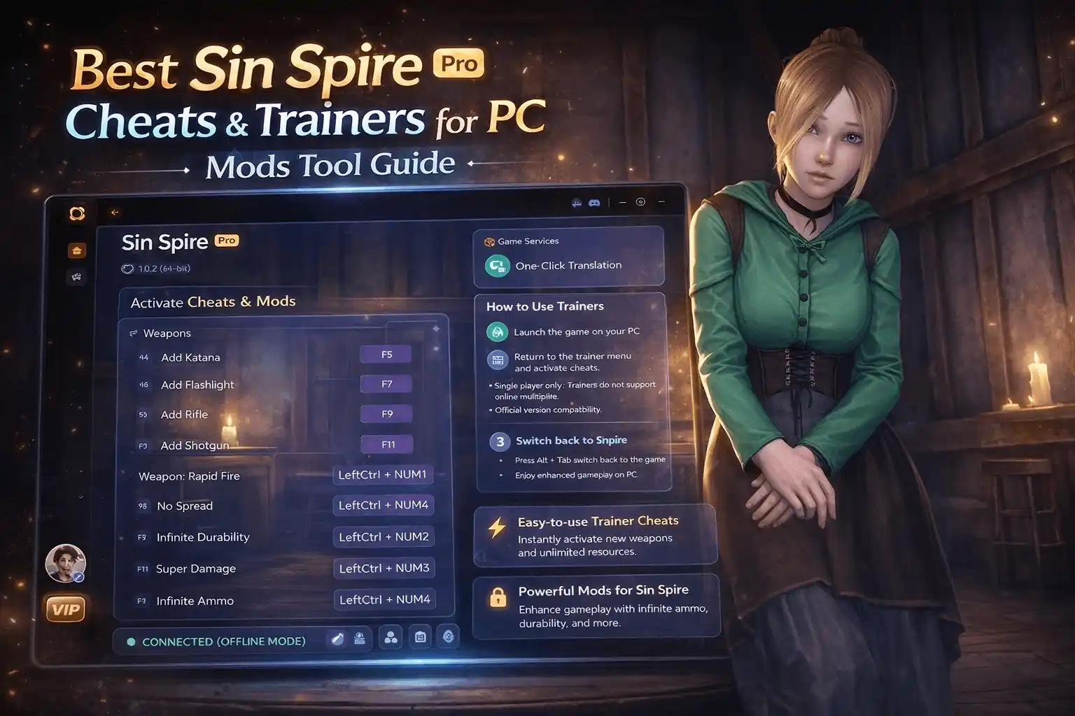 Best Sin Spire Cheats & Trainers for PC Mods Tool Guide