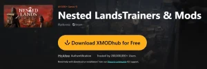 Download the safe and free XMODhub trainer for Nested Lands PC with verified McAfee authentication.