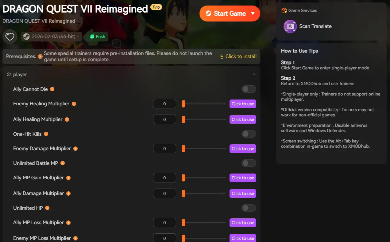 Dragon Quest VII Reimagined mods
