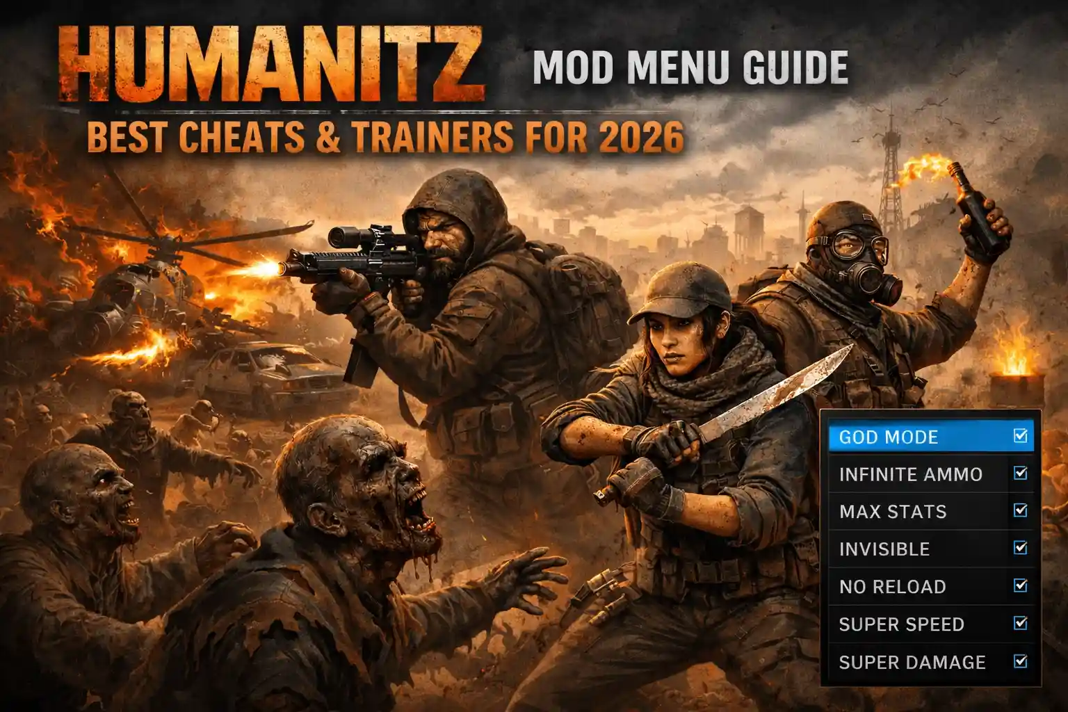 HumanitZ Mod Menu Guide: Best Cheats & Trainers for 2026