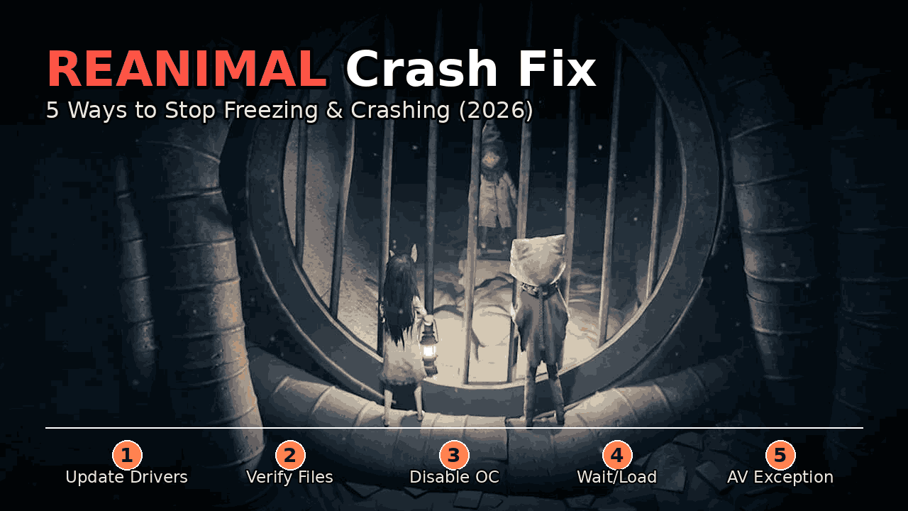 REANIMAL Crash Fix: 5 Ways to Stop Freezing & Crashing (2026)