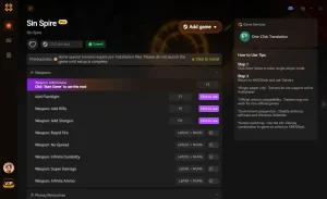 Sin Spire Trainers & Mods by xmodhub