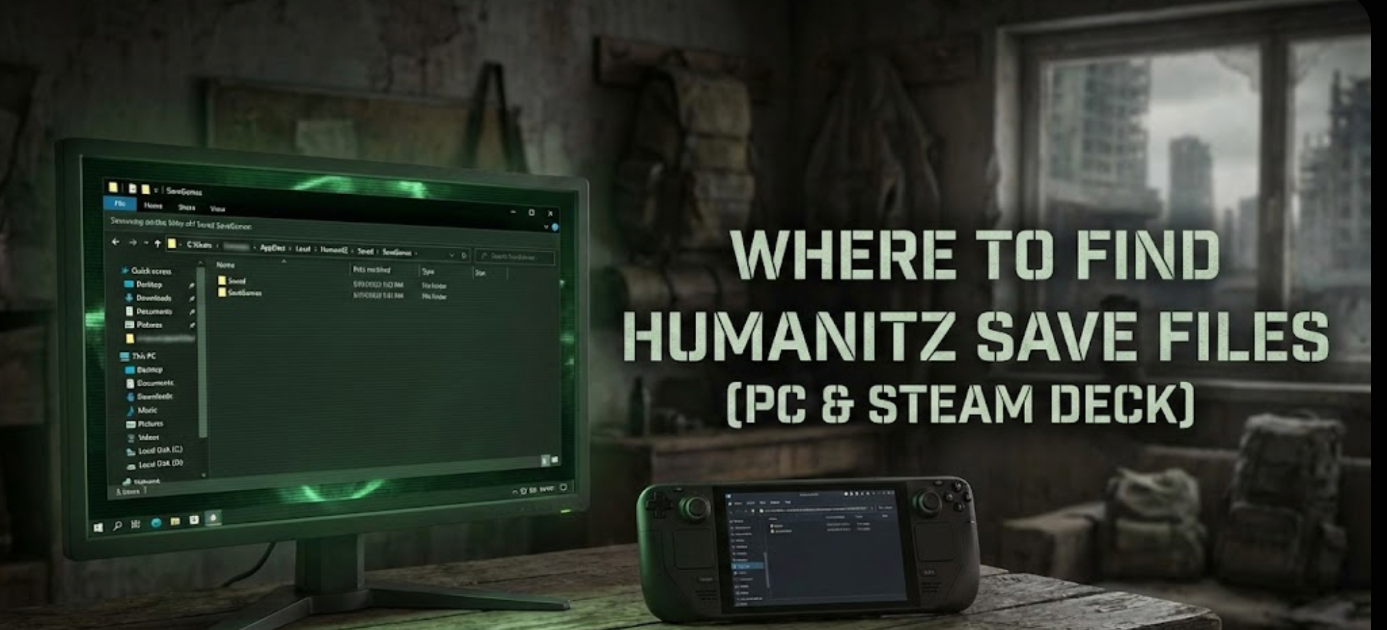 Where to Find HumanitZ Save Files (PC & Steam Deck)
