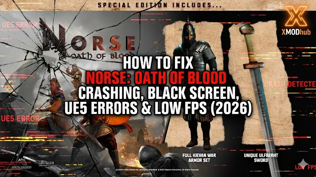 How to Fix NORSE: Oath of Blood Crashing, Black Screen, UE5 Errors & Low FPS (2026)