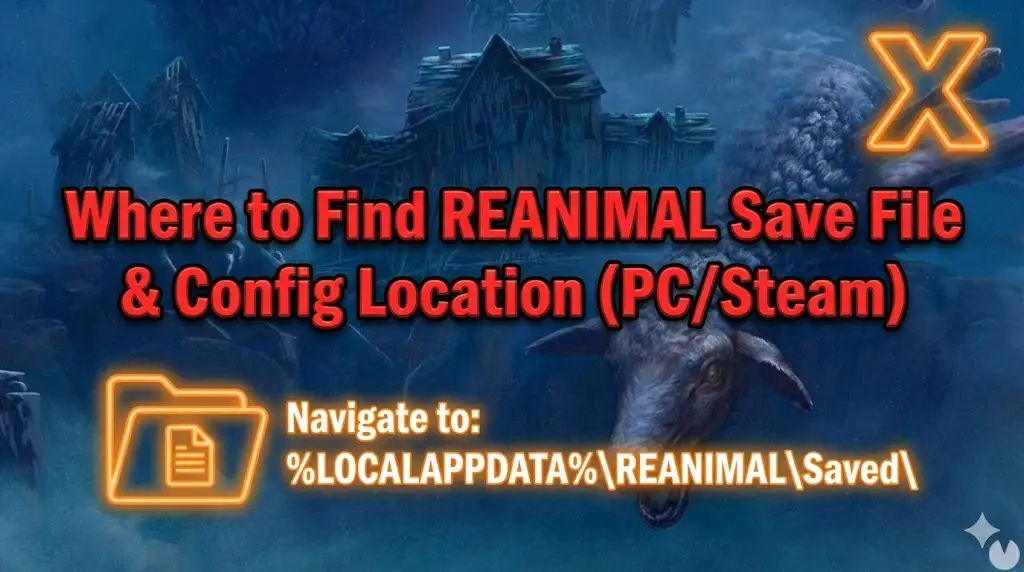 Where to Find REANIMAL Save File & Config Location (PC/Steam)