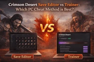 Editor de partidas vs Trainer en Crimson Desert: ¿Cuál es el mejor método de trucos para PC?