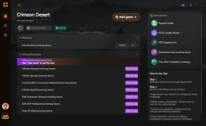 Crimson Desert Trainers & Mods for pc